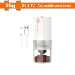 MOLINILLO DE CAFE 25G RECARGABLE CON CABLE USB WADFOW WKF029T