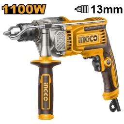 TALADRO 13MM CON PERCUTOR 1100W VEL/VAR 3000RPM INGCO ID110028