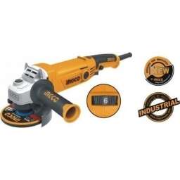 AMOLADORA ANGULAR 4 INGCO AG10108-5 1010W VEL VARIABLE  5000-11000RPM 115MM 125MM