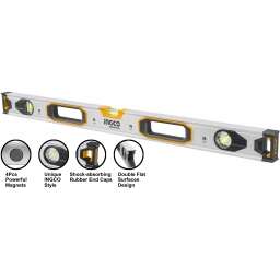 NIVEL IMANTADO 100CM ALUMINIO INGCO HSL38100M