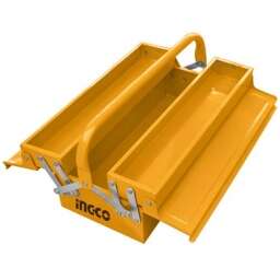 CAJA DE HERRAMIENTAS METAL 2 ESTANTES 370X120X163MM INGCO  HTB04