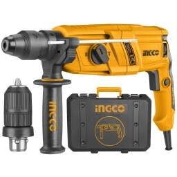 ROTOMARTILLO C/MANDRIL ADAPTADOR INGCO RGH9018-2 800W 0-1200RPM 2.5 JOULE
