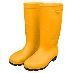 BOTAS DE LLUVIA AMARILLA/TRABAJO TALLE 43 INGCO
