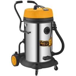 ASPIRADORA INDUSTRIAL 75LT SECO HUMEDO 2 MOTORES X1200W INGCO VC24751