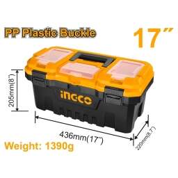 CAJA HERRAMIENTAS 17" BROCHE PLASTICO PBX1701 INGCO