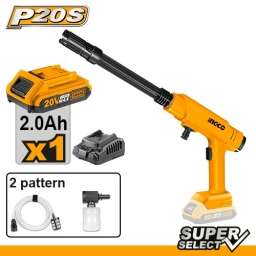 HIDROLAVADORA A BATERIA COMPLETA 20V P20S INGCO CPWLI20282