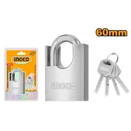 CANDADO DE ACERO 60MM ANTI PALANCA INGCO DSTK2601