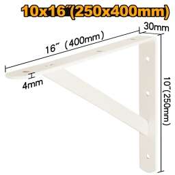 MENSULAS P ESTANTERIAS 10" x 16" REFORZADAS INGCO IHDSB1016