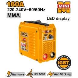 SOLDADORA INVERTER 160AMP MMA NEW MODEL INGCO ING-MMA16018