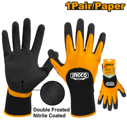 GUANTES DE NITRILO CON REVESTIMIENTO ENDURECIDO HGNF01