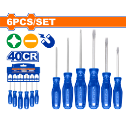 SET X 6 DESTORNILLADORES PALETA/PHOLLIPS WADFOW WSS2206