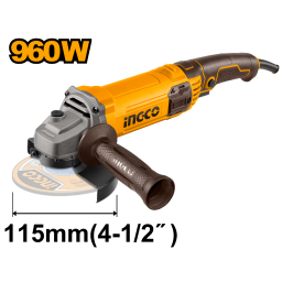 AMOLADORA 4 1/2 960W MANGO ERGONOMICO INGCO AG9608