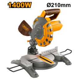 SIERRA INGLETADORA 8" (210MM) INGCO BMS14007 1400W 5000 RPM CORTE 120MM