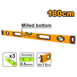 NIVEL BURBUJA 180CM INGCO HSL08180
