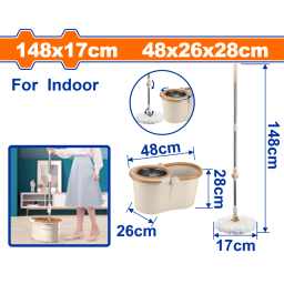 SET MOPA CON BALDE DE PLSTICO WADFOW WMPS7101