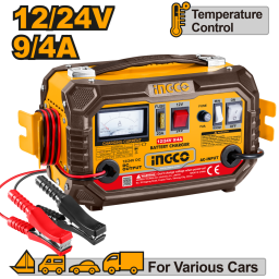 CARGADOR BATERIAS 12/24VOLT INGCO ING-CB1601