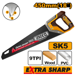 SERRUCHO 18" (450MM) 9TPI ACERO SK5 INGCO HHAS68450