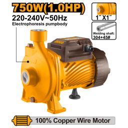 BOMBA CENTRIFUGA 1HP750W 125L/MIN 32M 220-240V INGCO CPM75068