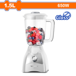 LICUADORA 1.5L 650W JARRA DE VIDRIO 2 VELOCIDADES WADFOW WZZ4510T