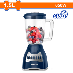 LICUADORA 1.5L 650W JARRA DE VIDRIO 10 VELOCIDADES WADFOW WZZ4511A
