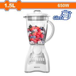 LICUADORA 1.5L 650W CON JARRA DE VIDRIO 10 VELOCIDADES WADFOW WZZ4511T