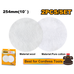 KIT DE ACCESORIOS PARA PULIDO Y LIMPIEZA INGCO 254MM APP25402
