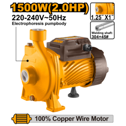 BOMBA CENTRIFUGA 2.0HP 1500 W INGCO ALTURA 45 M CAUDAL 146 L/MIN 220V INGCO CPM150068