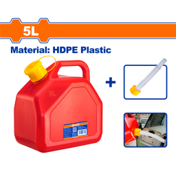 BIDON PLASTICO 5L CON PICO VERTEDOR WADFOW WQY2305