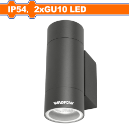 FOCO EXTERIOR/INTERIOR LED DE PARED DOBLE GU10 IP54 WADFOW WDN8504A