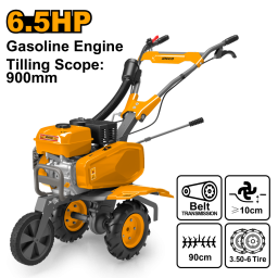 MOTOCULTIVADOR A GASOLINA 6.5HP ANCHO 900MM PROF. 150-300MM INGCO GC6102