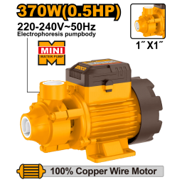 BOMBA PERIFERICA 0.5HP 370W 30L/MIN 30M INGCO VPM370268