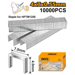 GRAPAS 4MM P/MAQ. ATAR PLANTAS (HPTM1258) 1000PCS INGCO HPTM1258S