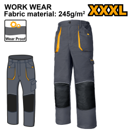 PANTALON DE TRABAJO TALLE XXXL INGCO WUCT8022.XXXL