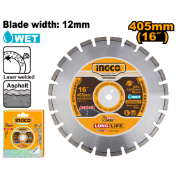DISCO PARA MAQUINA PAVIMENTO 405MM 16" ASFALTO INGCO DMD064053