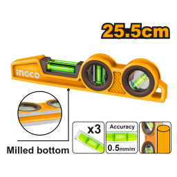 NIVEL INDUSTRIAL 25.5 CM USO RUDO INGCO HBSL98030